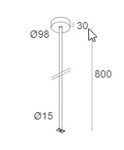 DELTA LIGHT - Oao - Central Rod Suspension 0,8M B