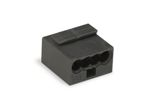 Velleman - Micro push-wire connector for junction boxes 4-conductor terminal block, dark grey