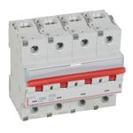 Legrand - Inter sectionneur DX³ 4P 125A à déclencheur - 4 modules