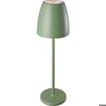 MEGAMAN - Garden lampe de table rechargable IP54 vert