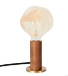 Tala - Walnut Knuckle Table lamp with Voronoi I Bulb