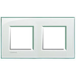 Bticino - LL-Plaque rectangul. 2x2 mod aquamarine