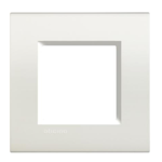 Bticino - LL-Plaque rectangul. 2 mod blanc