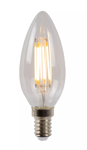 Lucide - C35 - Filament lamp - Ø 3,5 cm - LED Dimb. - E14 - 1x4W 2700K - Transparant