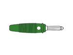 Velleman - Hq mating connector 4mm with transverse hole and screw / green (bula 20k)
