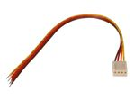 Velleman - Connecteur avec cable pour ci - femelle - 4 contacts / 20cm