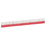 Legrand - Embout Starfix section 1 mm² 25x40 -rouge- collerette isol.