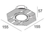 DELTA LIGHT - Mounting Kit R60 Trimless O.F.A.