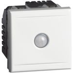 Bticino - Axolute energy saving switch 2-draads - 2 modules - wit