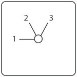 Benedikt & Jäger - 3-standenschakelaar zonder 0-positie (22.5mm)