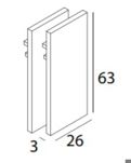 DELTA LIGHT - Slm26H - End Cap Set W