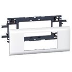 Legrand - Support Mosaic DLP - 4 modules - pour couvercle 65 mm - livré avec plaque de finition