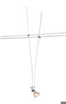 SLV LIGHTING - LUMINAIRE SUR CÂBLE pour système de câble basse tension TENSEO, QR-C51, chrome, 1 pièce