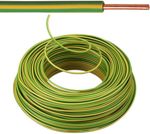 Câble VOB 1,5 mm² Eca - jaune / vert ( H07V-U ) - VOB15GG