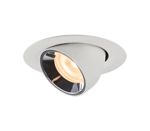 SLV LIGHTING - Numinos® Gimble Xs, Plafondinbouwarmatuur Wit / Chroom 2700K 20°