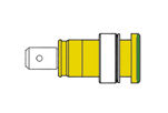 Velleman - Geisoleerde inbouwbus 4mm, aanraakveilig / geel+groen (seb 2620-f6,3)