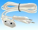 Elimex - Single extension cord 2,50m white