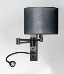 STEPHANE DAVIDTS - AHMES/32 wandlamp in gesatineerd chroom