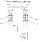 MODULAR - Track Profile 2m Surface Bl