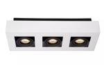 Lucide - XIRAX - Plafondspot - LED Dim to warm - GU10 - 3x5W 2200K/3000K - Wit