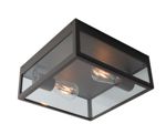 PSM LIGHTING - POLO opbouw plafondverlichting zwart textuur