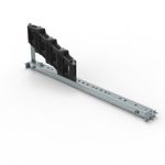 Legrand - Support barres prof arm. 800mm entraxe 75 mm Alu décalé