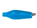 Velleman - Geisoleerde krokodillenklem 27mm - blauw
