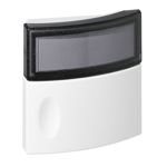 Legrand - Poussoir Salsa porte-étiq. 24V 2A IP44 IK06 70x70x25mm blanc