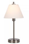 Lucide - TOUCH - Lampe de table - Ø 22 cm - 1xE14 - 3 StepDim - Chrome Dépoli