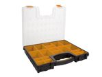 Velleman - Boîte de rangement en plastique avec compartiments amovibles - 420 x 335 x 65 mm