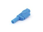 Velleman - Iec1010 banaanplug 4mm insteekbaar - blauw