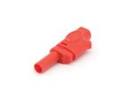 Velleman - Iec1010 banaanplug 4mm insteekbaar - rood