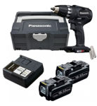 Panasonic - Schroef/boormachine incl. systainer, 2 accu's en lader 18V/14,4V/5,0Ah