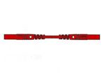 Velleman - Contact protected measuring lead 4mm 100cm / red (mlb/gg-sh 100/1)
