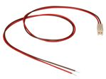 Velleman - Connecteur avec cables pour ci - femelle - 2 contacts / 40cm