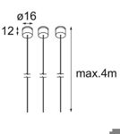 MODULAR - Suspension Kit Geometry Suspended Adjustable 672 4M Black Structure