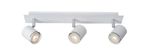 Lucide - RILOU - Spot plafond - LED Dim. - GU10 - 3x5W 3000K - Blanc