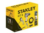 Velleman - Stanley - jeu d'accessoires pneumatiques - 8 pcs