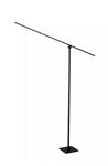 Lucide - AGENA - Lampadaire / lampe de lecture - LED Dim. - 1x14,5W 2700K - Noir