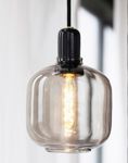 Normann Copenhagen - Amp lamp Small EU suspension Smoke/Black