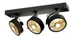 SLV LIGHTING - KALU 3, applique/plafonnier, noir, QPAR111 max. 75W