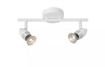 Lucide - CARO-LED - Spot plafond - LED - GU10 - 2x5W 2700K - Blanc