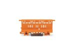 Velleman - Adaptateur de fixation - série 221 - 4 mm² - pour montage sur rail 35/montage par vis - orange