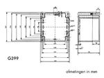 Velleman - Coffret etanche en abs - gris fonce 160 x 160 x 90mm