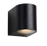 Lucide - ZORA-LED - Spot mural Extérieur - LED Dim. - GU10 - 1x5W 3000K - IP44 - Noir