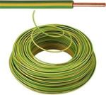 Câble VOB 6 mm² Eca - jaune / vert (H07V-U) - VOB6GG