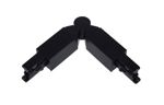 UNI-BRIGHT - 3 Fase Track Twisted Connector - Zwart