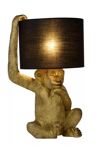 Lucide - EXTRAVAGANZA CHIMP - Lampe de table - Ø 30 cm - 1xE14 - Noir