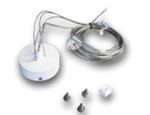 Teco - Kit de susp. 2m pour Plafonnier LED Teco ENIMA + Rosace bl.