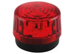 Velleman - Flash stroboscopique à led - rouge - 12 vcc - ø 100 mm